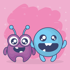 crazy monsters comic characters