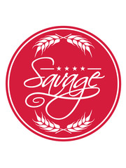 rot savage kreis rund wappen schild schriftzug design tier text logo wild gefährlich brutal monster böse primitiv cool