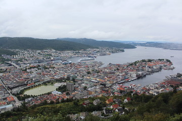Obraz premium city viewpoint