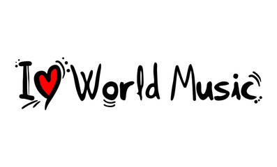 World music style love