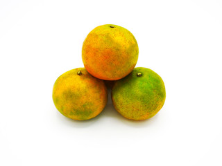 Tangerine isolated on white background - Image