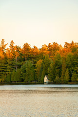 Gatineau Park forest in fall 