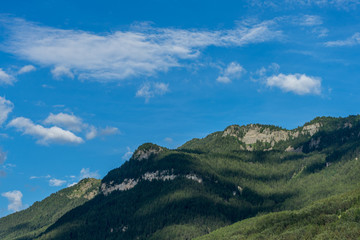 Alpe di Siusi, Seiser Alm with Sassolungo Langkofel Dolomite, a view of a mountain