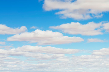 Fototapeta premium Blue sky background with clouds .