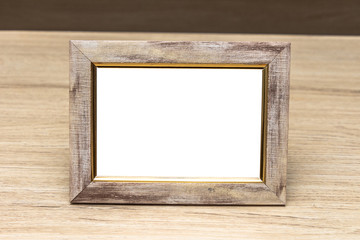 Frame isolated on white background.