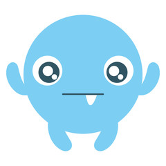 emoticon face with crazy teeth