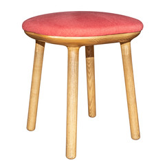 Brown chair isolated on white background