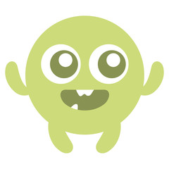 emoticon face with crazy teeth