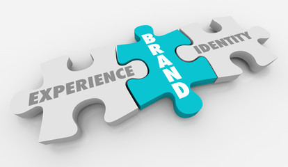 Brand Identity Experience Puzzle Pieces 3d Illustration