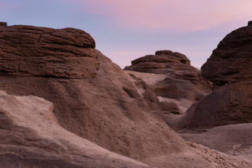rocks in desert