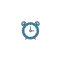 Alarm icon design. Essential icon vector illustration