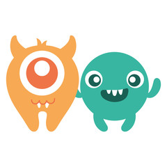 crazy monsters couple comic characters