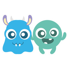 crazy monsters couple comic characters