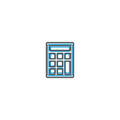 Calculator icon design. Essential icon vector illustration
