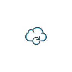 Cloud Computing icon design. Essential icon vector illustration