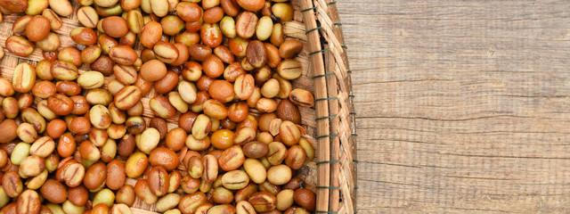 Close up of coffee beans for background