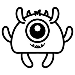 monster with one eye comic character