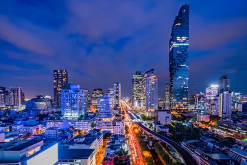 Zelfklevend Fotobehang Cityscape of Bangkok © goldquest