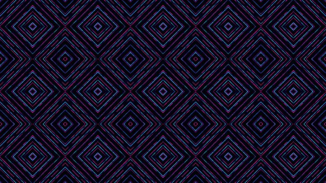 Abstract VJ visual led pixels kaleida paterns creative disco background for different projects.