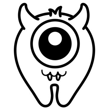 monster with one eye comic character