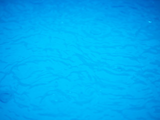 雨／波紋／水面