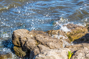 rocks in the sea