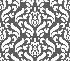 floral damask pattern seamless