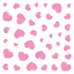 background decoration pink love hearts