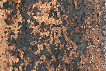 Rusty metal surface texture background. Old weathered iron wall background.