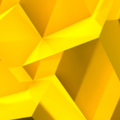 Abstract background with overlapping golden cubes