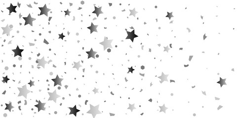 
Silver glitter confetti