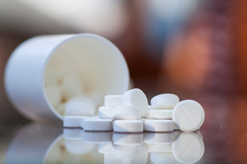 pills on the table