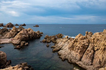 Felesküste an der Costa Paradiso auf Sardinien, Italien