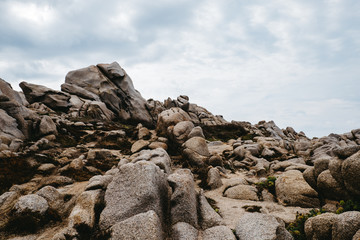 Capo Testa auf Sardinien, Italien