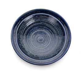 black bowl on white background