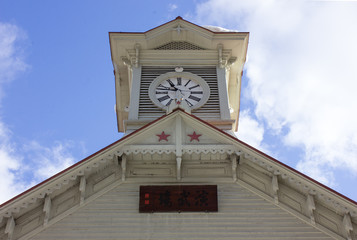 冬の札幌市時計台、冬の時計台