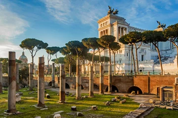 Gartenposter Vittoriano-Denkmalgebäude in Rom © pab_map