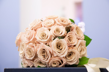 Beautiful bouquet of flowers for wedding ceremony