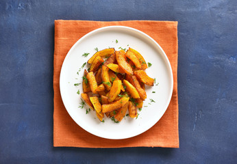 Roasted pumpkin slices