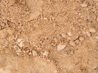 Closeup Sand Texture , Bulding Material for Construction in Thailand.