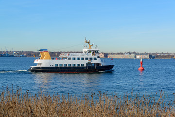 Das Fahrgastschiff 