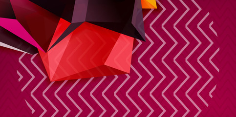 Low poly design 3d triangular shape background, mosaic abstract design template