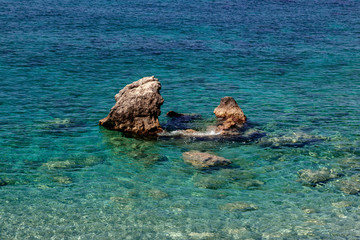 sea and rocks