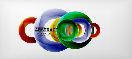 Vector rings abstract background