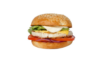 Burger with chicken