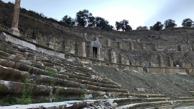 Ancient Greek Stadium in Magnesia (Aydin Province, Turkey).
