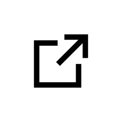 Link icon. Hyperlink chain symbol. External link symbol vector icon. Download, share, and load more icons. Isolated on white background.