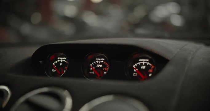 Car Gauges temperature