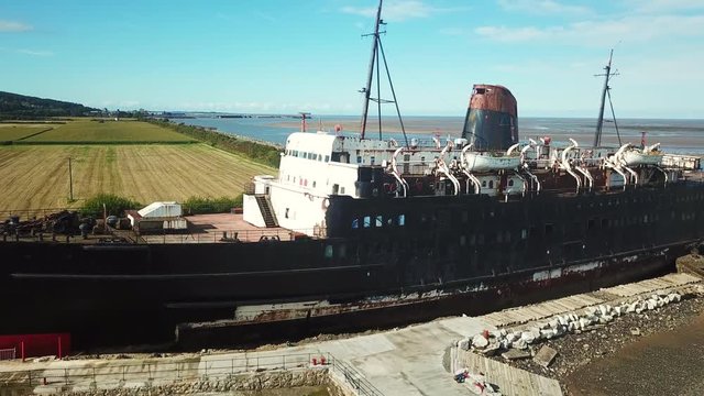 tss duke of lancaster in north wales lancaster england.