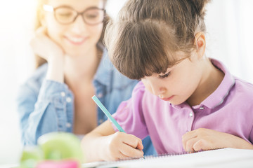 Sisters drawing together